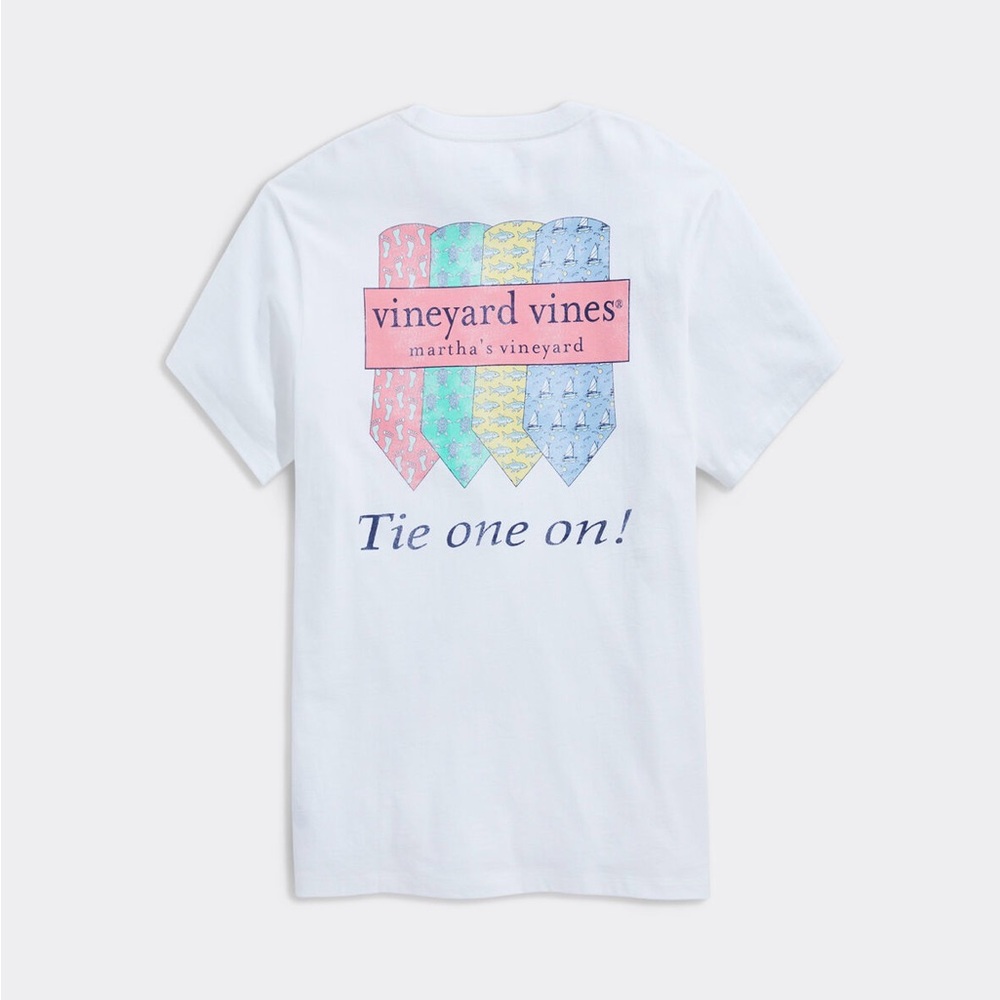 NWT Vineyard Vines Men’s White Graphic Tee